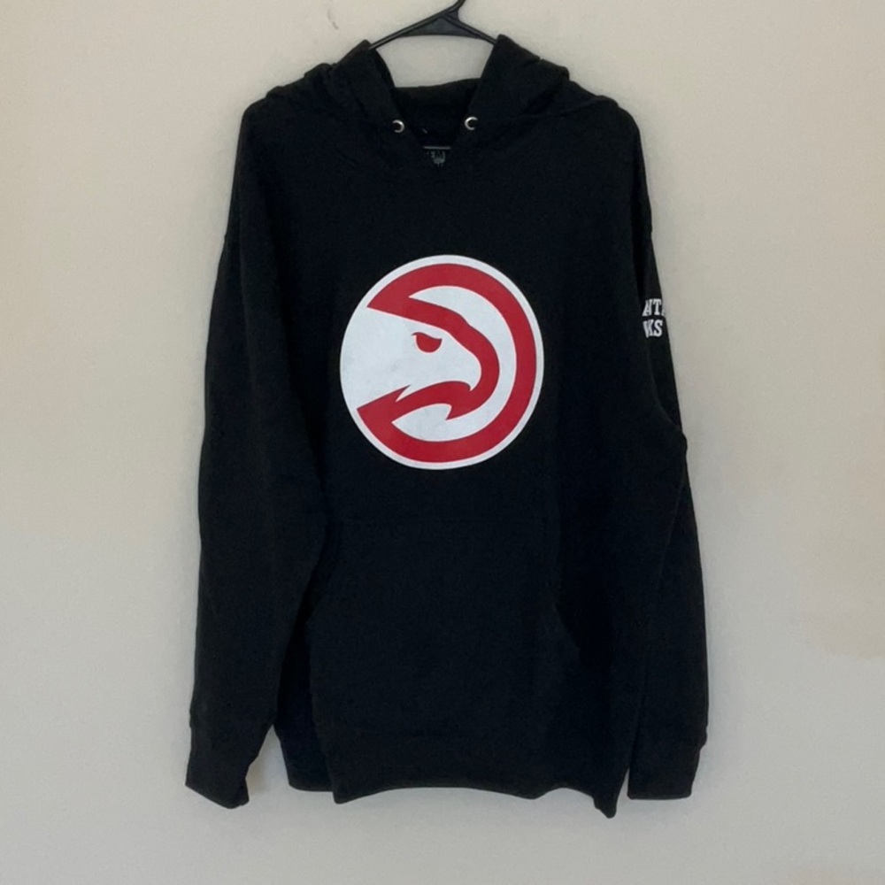 Black Hoodie with Red Logo